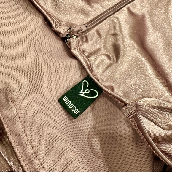 Windsor Satin Wrap Midi Dress - Picture 8 of 8